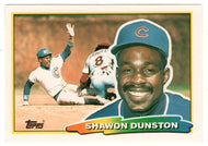 Shawon Dunston - Chicago Cubs (MLB Baseball Card) 1988 Topps Big # 225 Mint