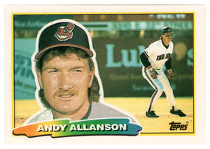 Andy Allanson - Cleveland Indians (MLB Baseball Card) 1988 Topps Big # 231 Mint