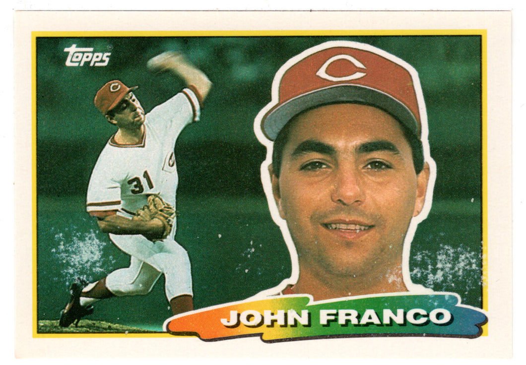John Franco - Cincinnati Reds (MLB Baseball Card) 1988 Topps Big # 232 Mint