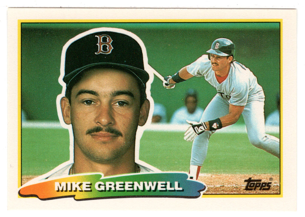 Mike Greenwell - Boston Red Sox (MLB Baseball Card) 1988 Topps Big # 233 Mint