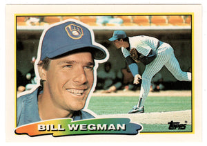 Bill Wegman - Milwaukee Brewers (MLB Baseball Card) 1988 Topps Big # 244 Mint