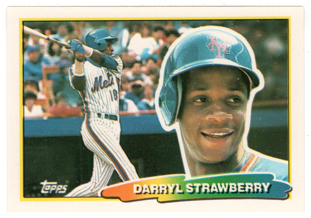 Darryl Strawberry - New York Mets (MLB Baseball Card) 1988 Topps Big # 253 Mint