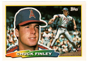 Chuck Finley - California Angels (MLB Baseball Card) 1988 Topps Big # 254 Mint