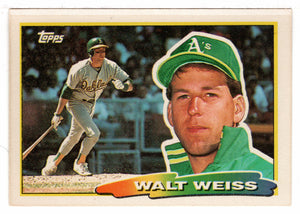 Walt Weiss - Oakland Athletics (MLB Baseball Card) 1988 Topps Big # 263 Mint