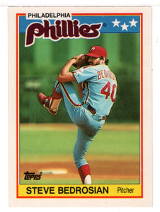 Steve Bedrosian - Philadelphia Phillies (MLB Baseball Card) 1988 Topps UK Mini # 2 Mint