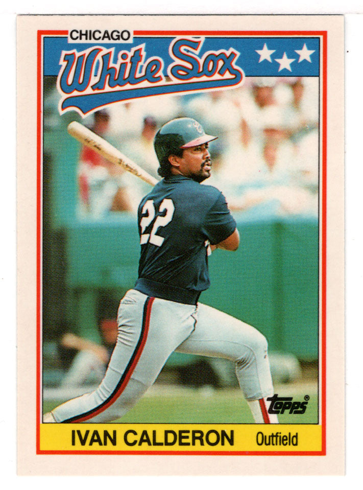 Ivan Calderon - Chicago White Sox (MLB Baseball Card) 1988 Topps UK Mini # 9 Mint