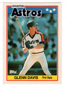 Glenn Davis - Houston Astros (MLB Baseball Card) 1988 Topps UK Mini # 19 Mint