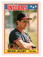 Brook Jacoby - Cleveland Indians (MLB Baseball Card) 1988 Topps UK Mini # 38 Mint