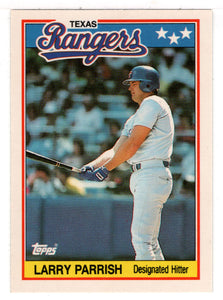 Larry Parrish - Texas Rangers (MLB Baseball Card) 1988 Topps UK Mini # 56 Mint