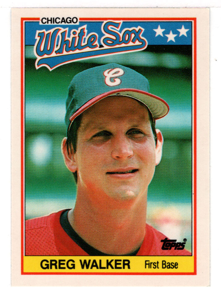 Greg Walker - Chicago White Sox (MLB Baseball Card) 1988 Topps UK Mini # 83 Mint
