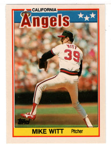 Mike Witt - California Angels (MLB Baseball Card) 1988 Topps UK Mini # 86 Mint