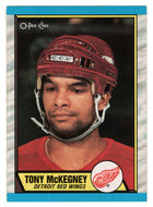 Tony McKegney - Detroit Red Wings (NHL Hockey Card) 1989-90 O-Pee-Chee # 4 Mint