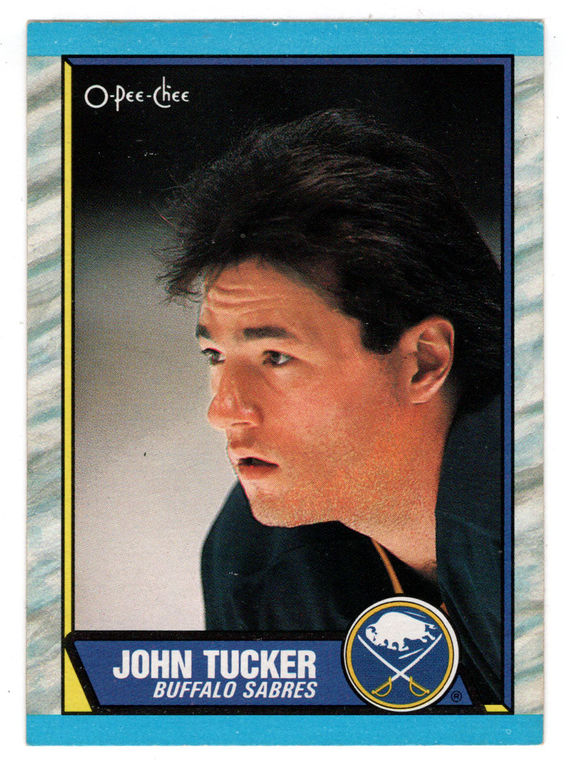 John Tucker - Buffalo Sabres (NHL Hockey Card) 1989-90 O-Pee-Chee # 37 Mint