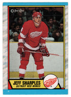 Jeff Sharples - Detroit Red Wings (NHL Hockey Card) 1989-90 O-Pee-Chee # 42 Mint