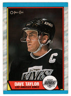 Dave Taylor - Los Angeles Kings (NHL Hockey Card) 1989-90 O-Pee-Chee # 58 Mint