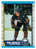 Phil Housley - Buffalo Sabres (NHL Hockey Card) 1989-90 O-Pee-Chee # 59 Mint