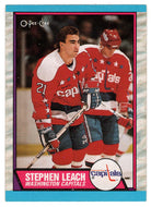 Stephen Leach RC - Washington Capitals (NHL Hockey Card) 1989-90 O-Pee-Chee # 67 Mint