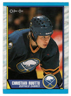 Christian Ruuttu - Buffalo Sabres (NHL Hockey Card) 1989-90 O-Pee-Chee # 68 Mint