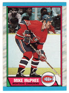 Mike McPhee - Montreal Canadiens (NHL Hockey Card) 1989-90 O-Pee-Chee # 84 Mint