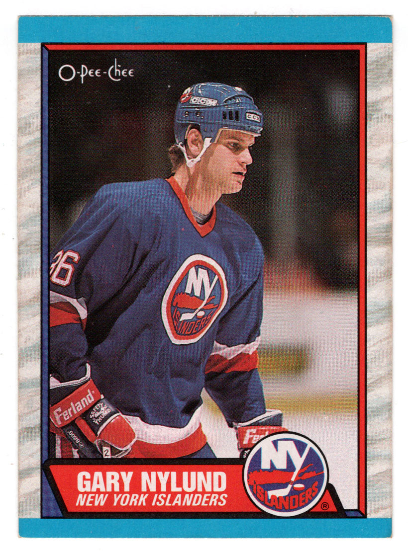 Gary Nylund - New York Islanders (NHL Hockey Card) 1989-90 O-Pee-Chee # 105 Mint