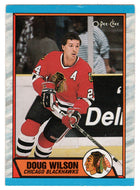 Doug Wilson - Chicago Blackhawks (NHL Hockey Card) 1989-90 O-Pee-Chee # 112 Mint