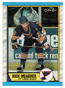 Rick Meagher - St. Louis Blues (NHL Hockey Card) 1989-90 O-Pee-Chee # 116 Mint