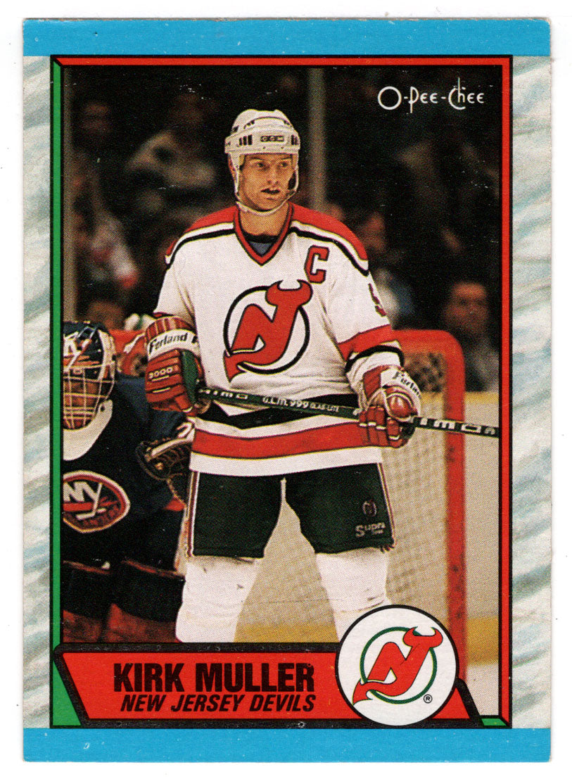 Kirk Muller - New Jersey Devils (NHL Hockey Card) 1989-90 O-Pee-Chee # 117 Mint