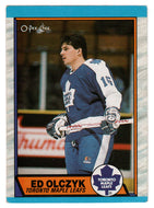 Ed Olczyk - Toronto Maple Leafs (NHL Hockey Card) 1989-90 O-Pee-Chee # 133 Mint