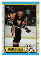 Dan Quinn - Pittsburgh Penguins (NHL Hockey Card) 1989-90 O-Pee-Chee # 152 Mint