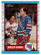 Kelly Kisio - New York Rangers (NHL Hockey Card) 1989-90 O-Pee-Chee # 171 Mint