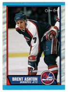 Brent Ashton - Winnipeg Jets (NHL Hockey Card) 1989-90 O-Pee-Chee # 181 Mint