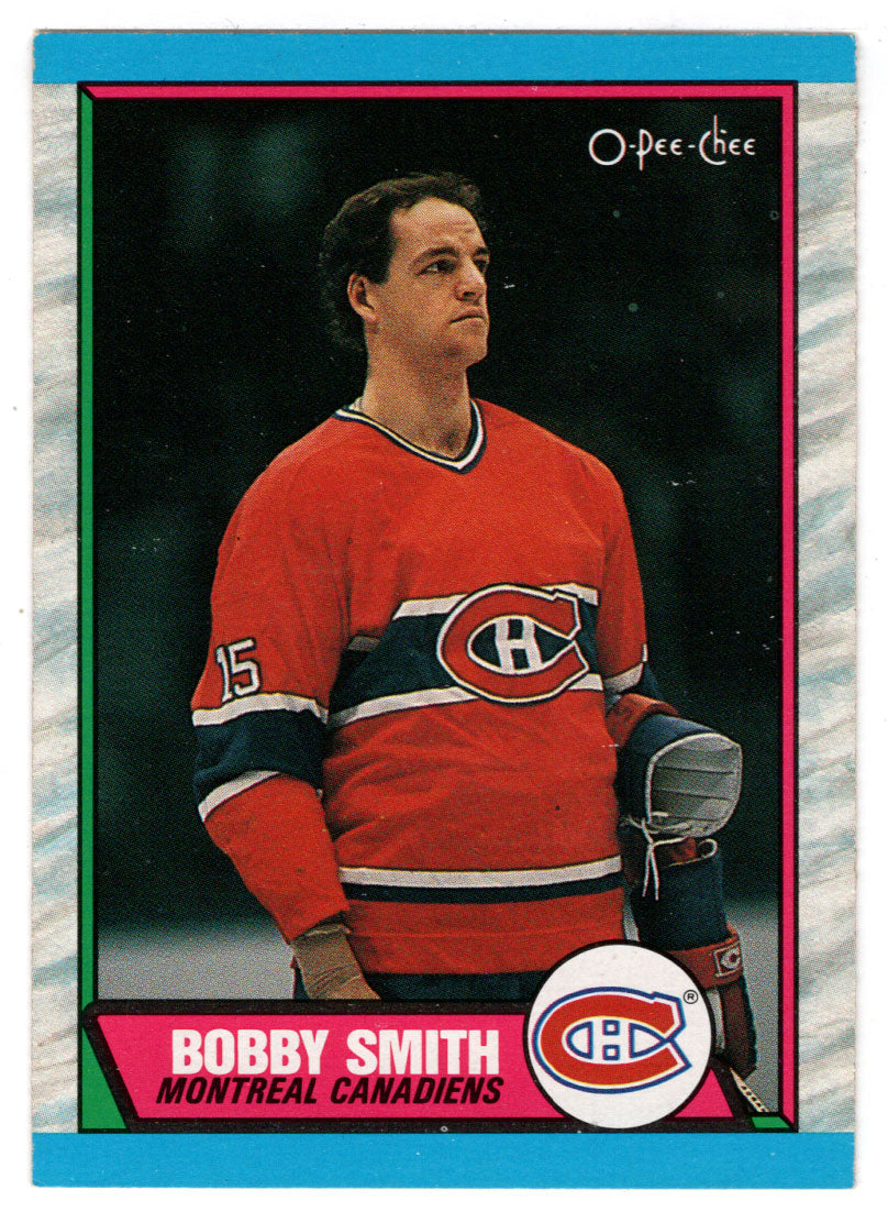 Bobby Smith - Montreal Canadiens (NHL Hockey Card) 1989-90 O-Pee-Chee # 188 Mint