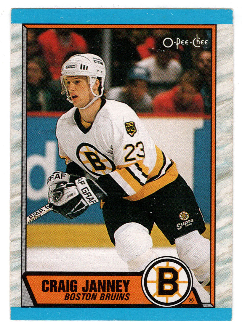 Craig Janney RC - Boston Bruins (NHL Hockey Card) 1989-90 O-Pee-Chee # 190 Mint