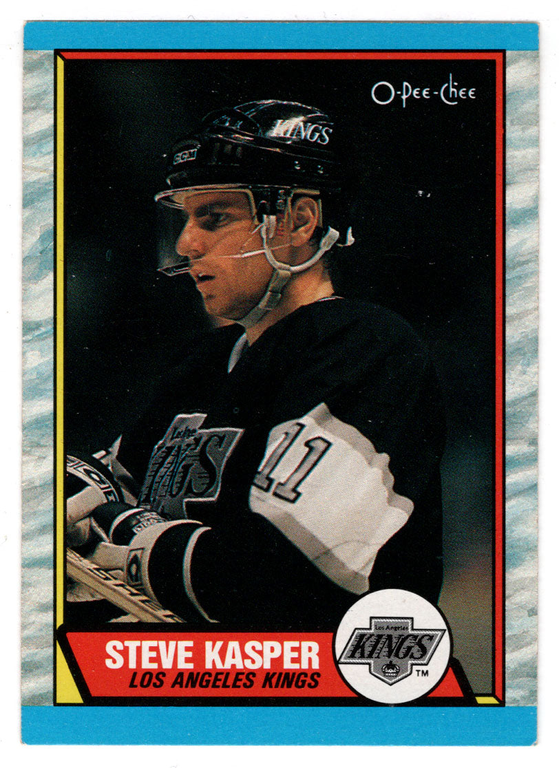 Steve Kasper - Los Angeles Kings (NHL Hockey Card) 1989-90 O-Pee-Chee # 194 Mint