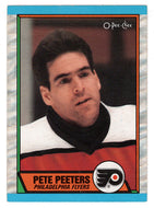 Pete Peeters - Philadelphia Flyers (NHL Hockey Card) 1989-90 O-Pee-Chee # 195 Mint