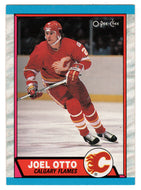 Joel Otto - Calgary Flames (NHL Hockey Card) 1989-90 O-Pee-Chee # 205 Mint