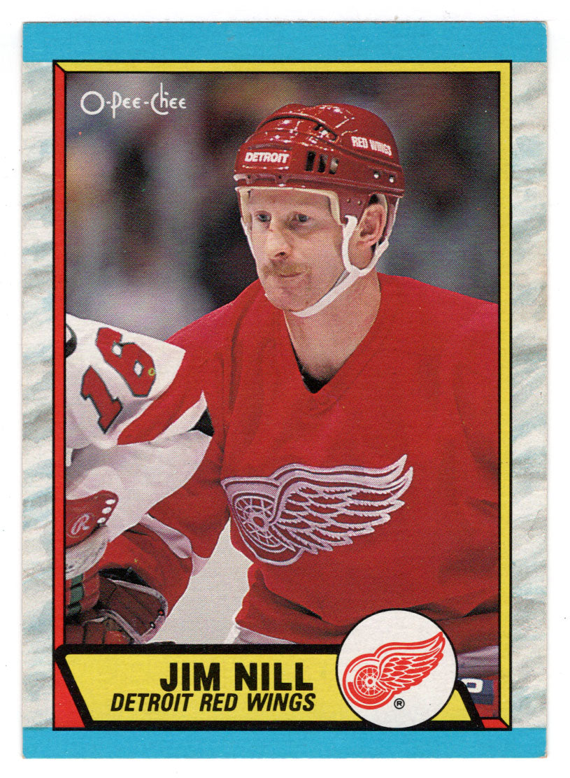 Jim Nill - Detroit Red Wings (NHL Hockey Card) 1989-90 O-Pee-Chee # 224 Mint