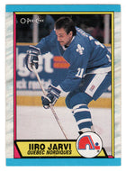 Iiro Jarvi RC - Quebec Nordiques (NHL Hockey Card) 1989-90 O-Pee-Chee # 264 Mint