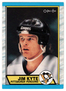 Jim Kyte - Pittsburgh Penguins (NHL Hockey Card) 1989-90 O-Pee-Chee # 295 Mint