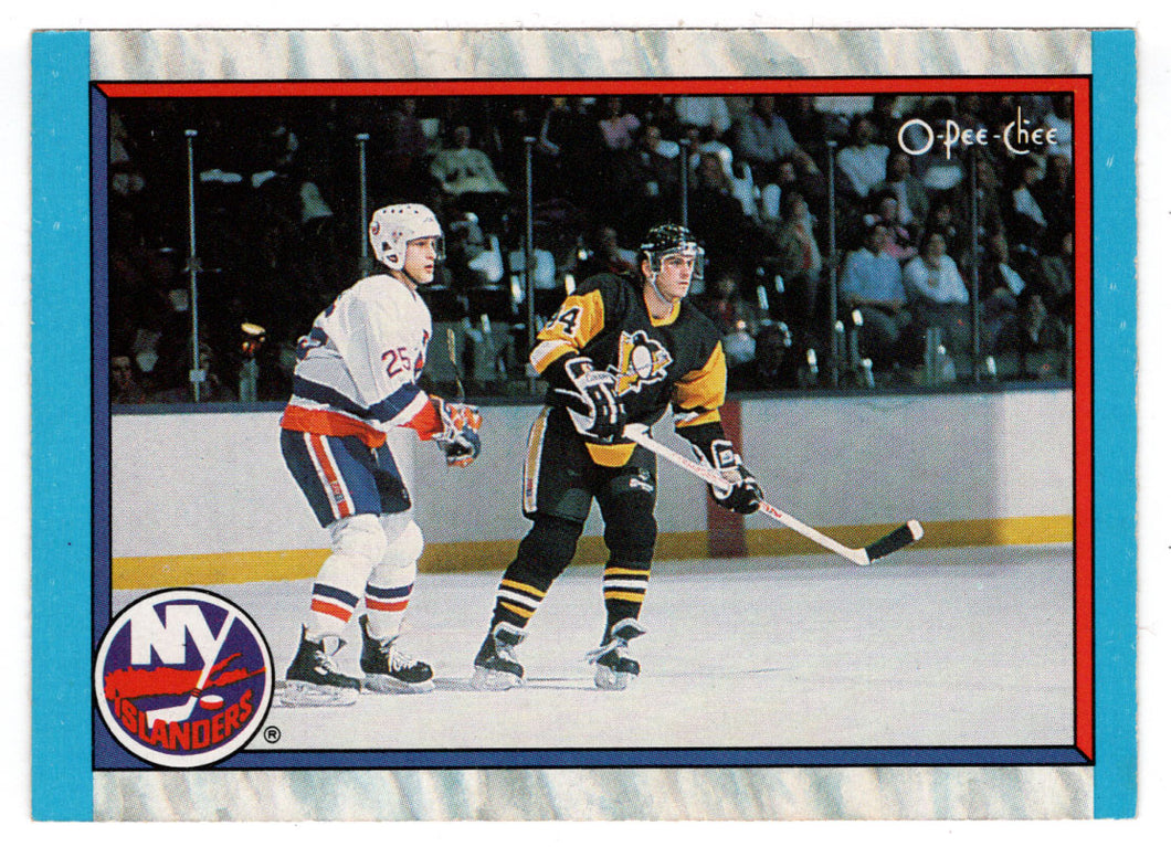 New York Islanders Team Stat Card (NHL Hockey Card) 1989-90 O-Pee-Chee # 309 Mint