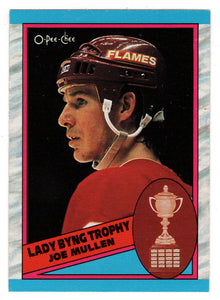 Joe Mullen - Calgary Flames - Lady Byng Trophy (NHL Hockey Card) 1989-90 O-Pee-Chee # 324 Mint