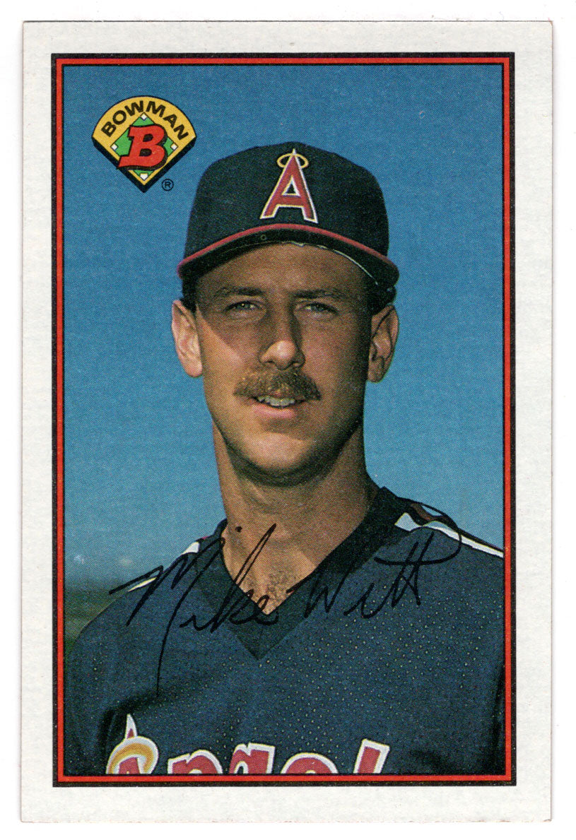 Mike Witt - California Angels (MLB Baseball Card) 1989 Bowman # 42 Mint