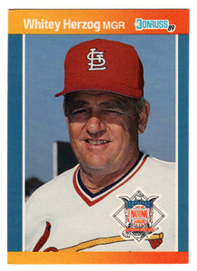 Whitey Herzog - St. Louis Cardinals (MLB Baseball Card) 1989 Donruss All-Stars # 42 Mint