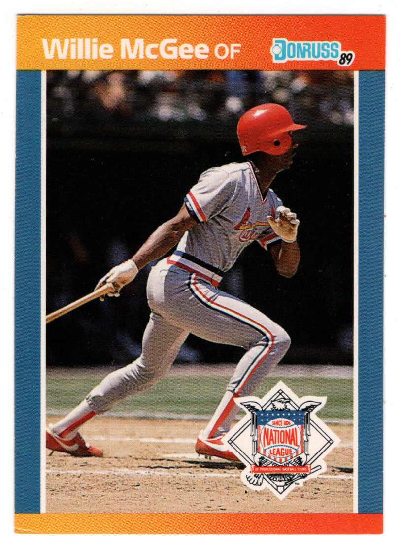 Willie McGee - St. Louis Cardinals (MLB Baseball Card) 1989 Donruss All-Stars # 51 Mint