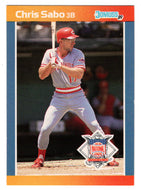 Chris Sabo - Cincinnati Reds (MLB Baseball Card) 1989 Donruss All-Stars # 59 Mint