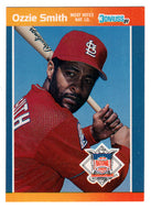 Ozzie Smith - St. Louis Cardinals - Top NL Vote Getter (MLB Baseball Card) 1989 Donruss All-Stars # 62 Mint
