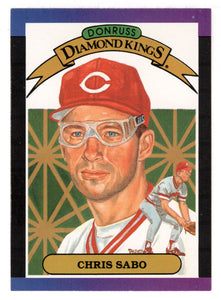 Chris Sabo - Cincinnati Reds - Diamond Kings (MLB Baseball Card) 1989 Donruss # 4 Mint