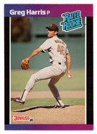 Greg W. Harris RC - San Diego Padres - Rated Rookies (MLB Baseball Card) 1989 Donruss # 34 Mint
