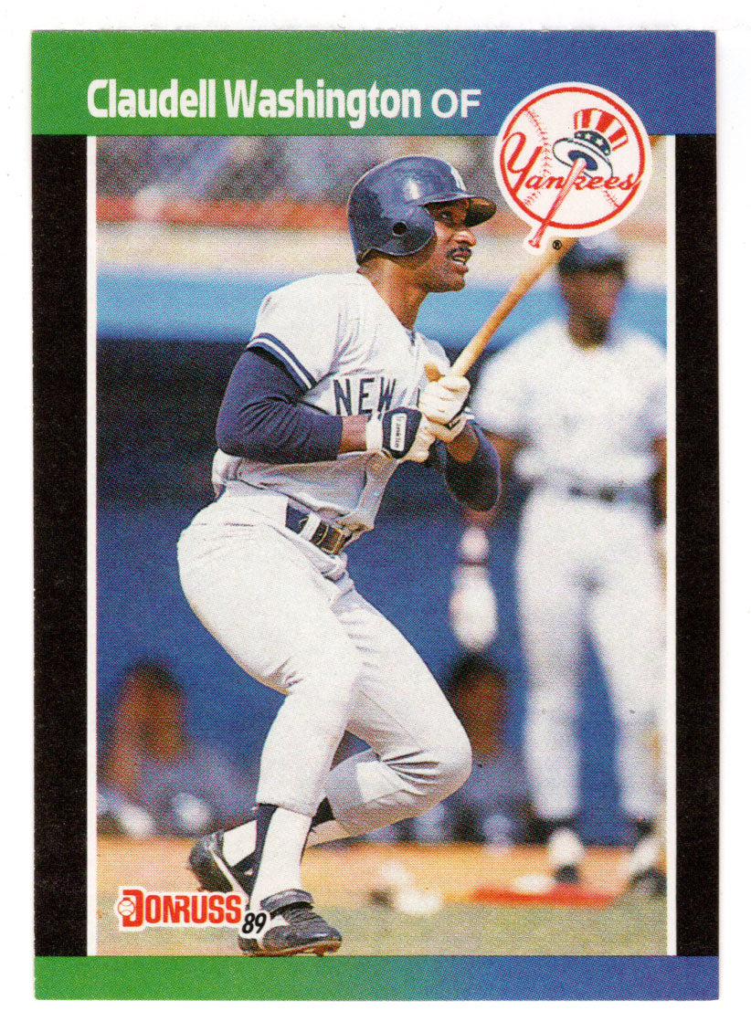 Claudell Washington - New York Yankees (MLB Baseball Card) 1989 Donruss # 72 Mint