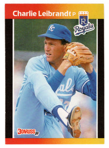 Charlie Leibrandt - Kansas City Royals (MLB Baseball Card) 1989 Donruss # 89 Mint